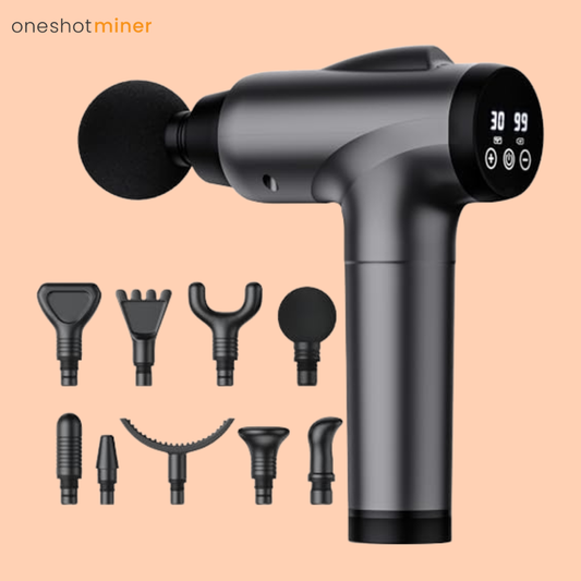 Massage Gun for Deep Tissue (9 attachments)